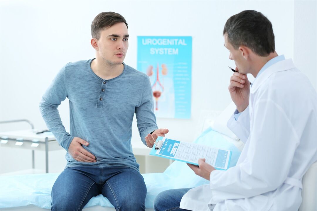 Consultar a un médico por prostatitis. 